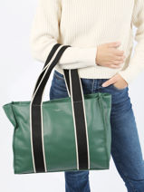 Schoudertas A4 Formaat New Grain Miniprix Groen wt new grained F6946-vue-porte