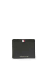 Portefeuille Leder Tommy hilfiger Bruin th premium AM11270