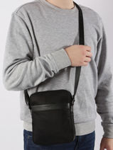Cross Body Tas Lancaster Roze basic sport men 304-07-vue-porte