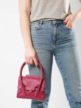 Handtas Colette Xs Art Dco Leder Paul marius Violet la suite art deco COLEXART-vue-porte