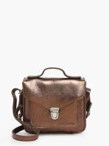 Cross Body Tas  Mademoiselle George Xs Leder Paul marius Goud vintage GEORGEXS