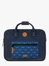 Documententas 1 Compartiment Met 15" Laptopvak Cabaia Blauw laptop MESS