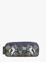 Pennenzak Fier2 Compartimenten Caramel et cie Groen fier GA