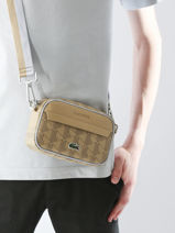 Cross Body Tas Lacoste Beige the blend NH4526BG-vue-porte