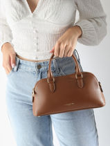 Handtas Sierra Jia Leder Lancaster Bruin sierra jia 3-vue-porte