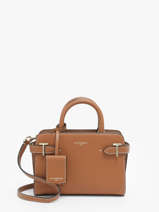 Cross Body Tas Emily Leder Le tanneur Bruin emily TEMI1630