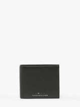 Portefeuille Leder Tommy hilfiger Bruin th premium AM12762