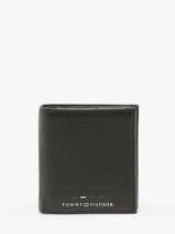 Portefeuille Leder Tommy hilfiger Bruin th premium AM12756