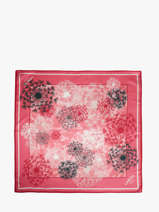Zijden Sjaal 90x90 Feux D'artifice Lancel Roze charms A11708