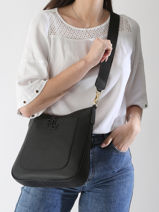 Cross Body Tas Cameryn Leder Lauren ralph lauren Zwart cameryn 31970152-vue-porte