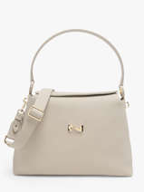 Schoudertas Camelia Leder Nathan baume Beige eden 5