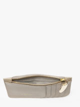 Portemonnee Alix Leder Nat et nin Beige vintage ALIX-vue-porte