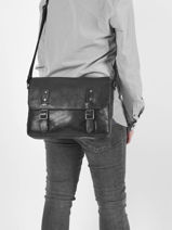 Business Tas Basilic pepper Zwart traveler BTRA01-vue-porte