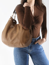 Schoudertas Plum Torrow Beige plum TPLU02-vue-porte