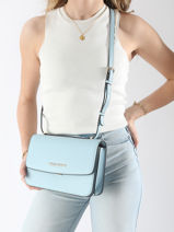 Cross Body Tas Flap Re Valentino Blauw flap re VBS8ZT09-vue-porte