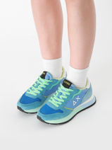 Sneakers Ally Color Explosion Sun68 Blauw women Z35204-vue-porte