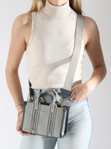 Handtas /cross Body La Baule David jones Blauw la baule CM7459-vue-porte