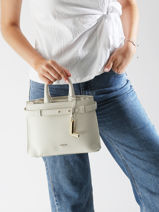 Cross Body Tas Faubourg Leder Lancel Grijs faubourg A13527-vue-porte