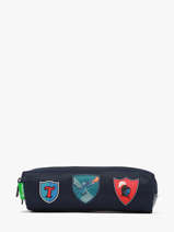 Pennenzak 2 Compartimenten Les Fantaisies G Tann's Blauw les fantaisies g 12143