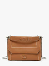 Cross Body Tas Ninon Leder Lancel Bruin ninon A13782