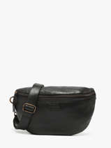 Heuptasje Cow Leder Basilic pepper Zwart cow BCOW54
