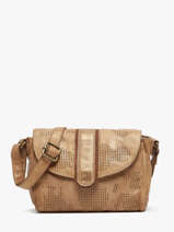 Cross Body Tas Heritage Leder Biba Beige heritage KAY1L
