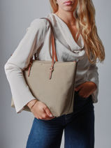 Schoudertas S Keaton 26 Nylon Lauren ralph lauren Bruin chadwick 31916737-vue-porte