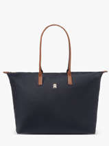 Schoudertas Popette Nylon Tommy hilfiger Blauw popette AW17996