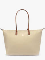 Schoudertas Popette Nylon Tommy hilfiger Beige popette AW17996