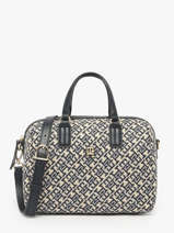Handtas Th Jacquard Gerecycleerd Polyester Tommy hilfiger Groen th jacquard AW17633