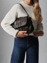 Schoudertas Heritage Leder Biba Bruin heritage MEE1L-vue-porte