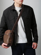 Cross Body Tas Joseph Leder Arthur & aston Zwart marco 9-vue-porte