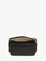 Portemonnee Leder Mila louise Zwart vintage 3853X-vue-porte