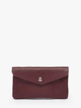 Portemonnee Leder Milano Rood caviar CA23113