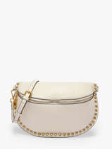 Heuptasje/cross Body Tas Studs Laurent david Wit ld bags 974