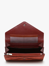 Portefeuille Leder Yves renard Oranje nubuck 26839-vue-porte