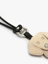 Longchamp Porte-cl�s re-play saisonnier Sleutelhanger Beige-vue-porte