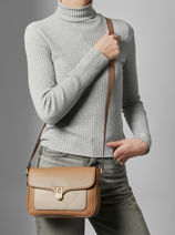 Cross Body Tas Merline Hexagona Beige merline 2520211-vue-porte