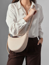 Longchamp Le foulonn Cross bodytas Roze-vue-porte