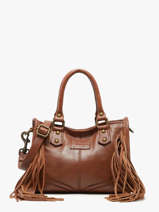 Cross Body Tas Dakota Leder Basilic pepper Bruin dakota BDAK72