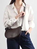 Schoudertas Vintage Nat et nin Bruin vintage MINRODEO-vue-porte