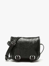 Cross Body Tas Eclipse Leder Paul marius Zwart eclipse LOULOUS