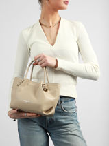 Handtas Noeud David jones Beige noeud CM8487-vue-porte