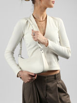 Cross Body Tas Suave Leder Lancaster Wit suave ace 22-vue-porte