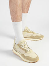 Sneakers City Uit Leder Hoff Groen men 12602006-vue-porte