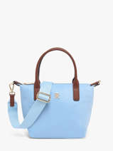Cross Body Tas Popette Nylon Tommy hilfiger Blauw popette AW17709