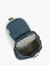 Rugzak 1 Compartiment Cameleon Blauw vintage urban PBVBSD25-vue-porte