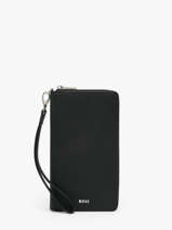 Herenpocket Hugo boss Zwart grained HLL518A