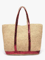 Schoudertas Cabas Raphia Raphia Vanessa bruno Beige cabas raphia 64V40315