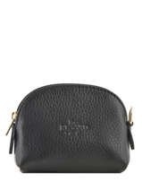 Portemonnee Foulonne Leder Yves renard Zwart foulonne 29365